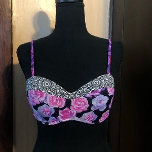 BOGO Pacsun Rose Aztec Patterned Bikini Top